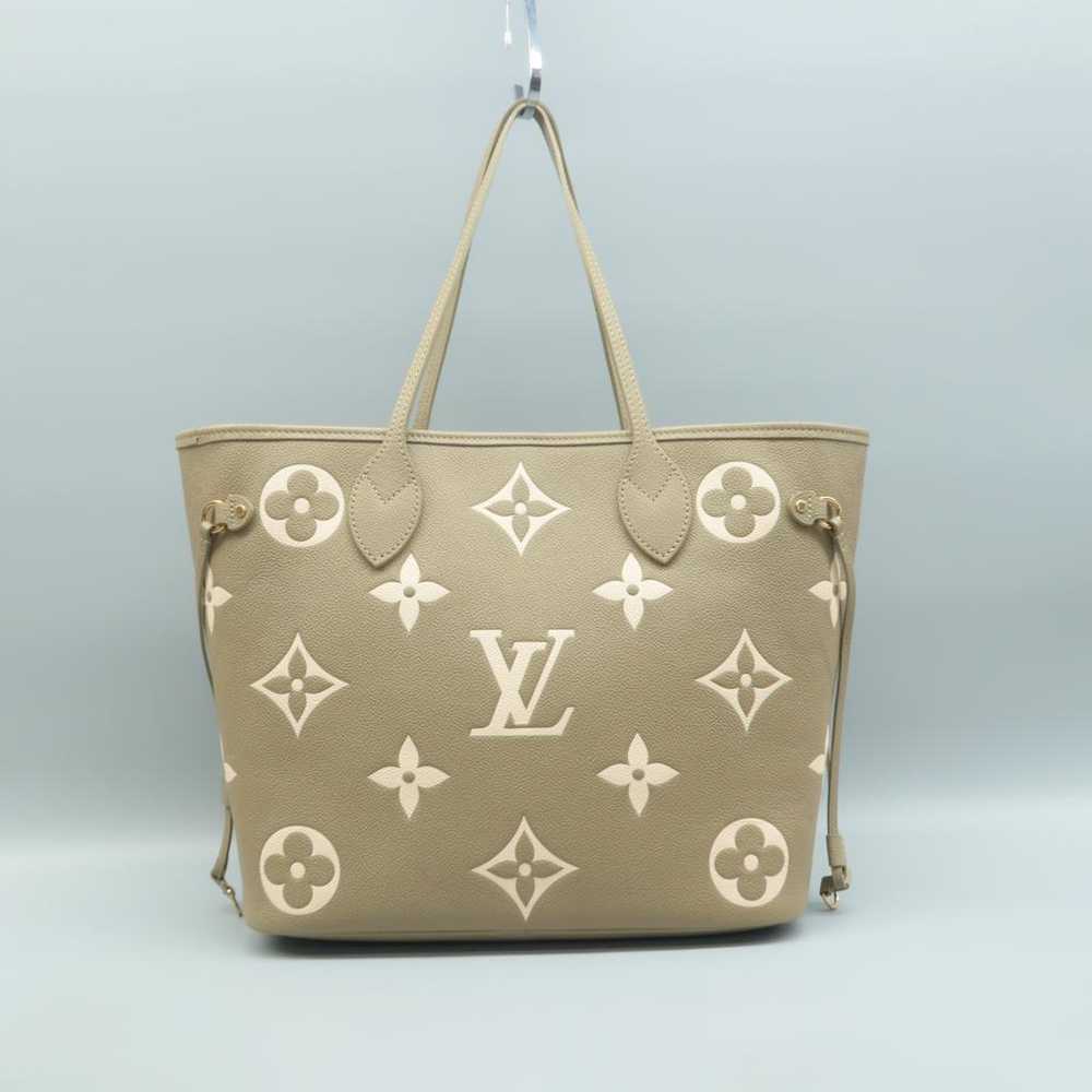 Louis Vuitton Neverfull leather handbag - image 4