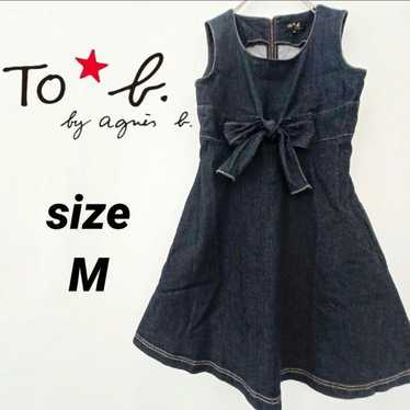 To b. by agnes b. Agnes b. denim onepiece ribbon