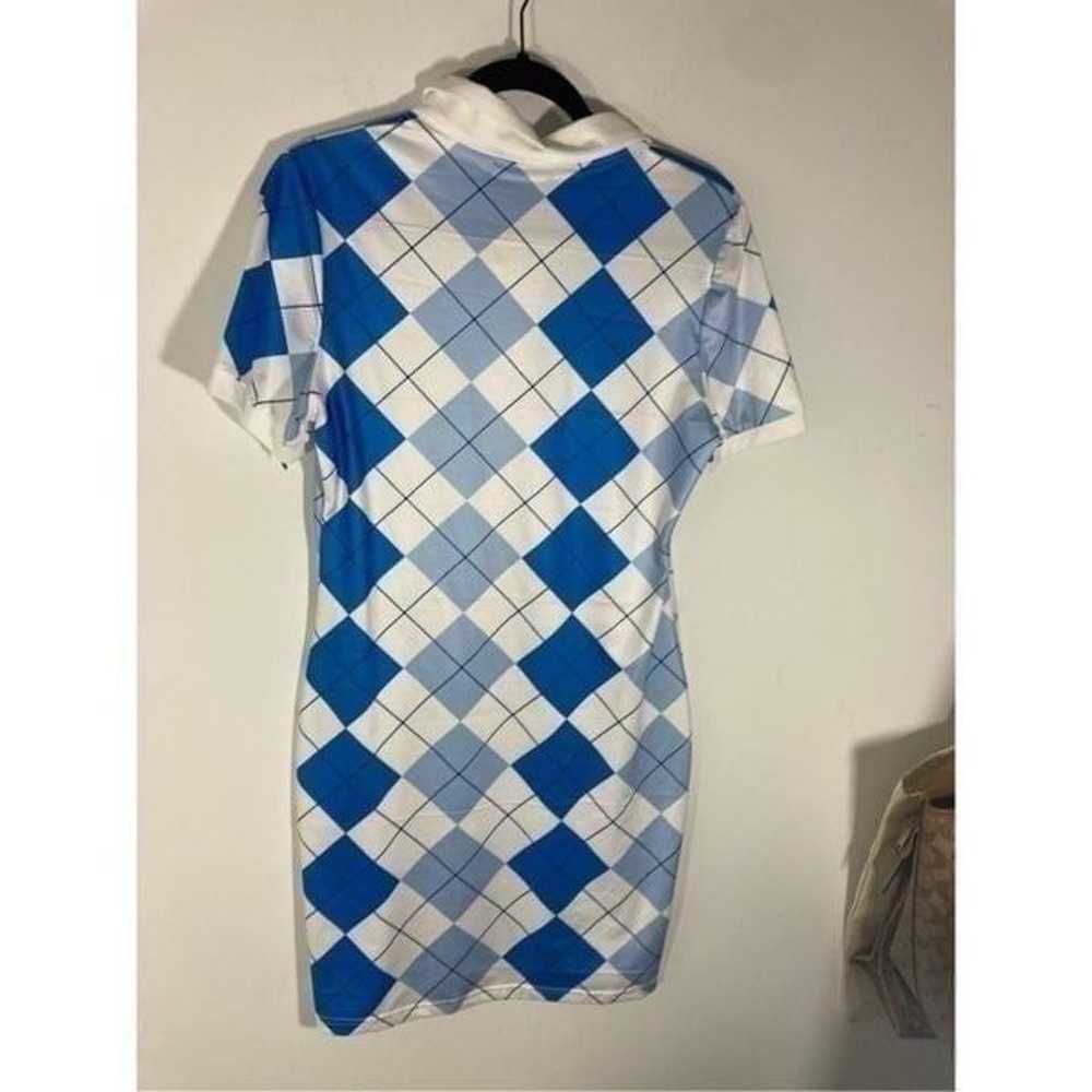 Shein Blue and White Academia Large Women's Colla… - image 5