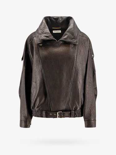Saint Laurent Paris Jacket Woman Black Leather Jac