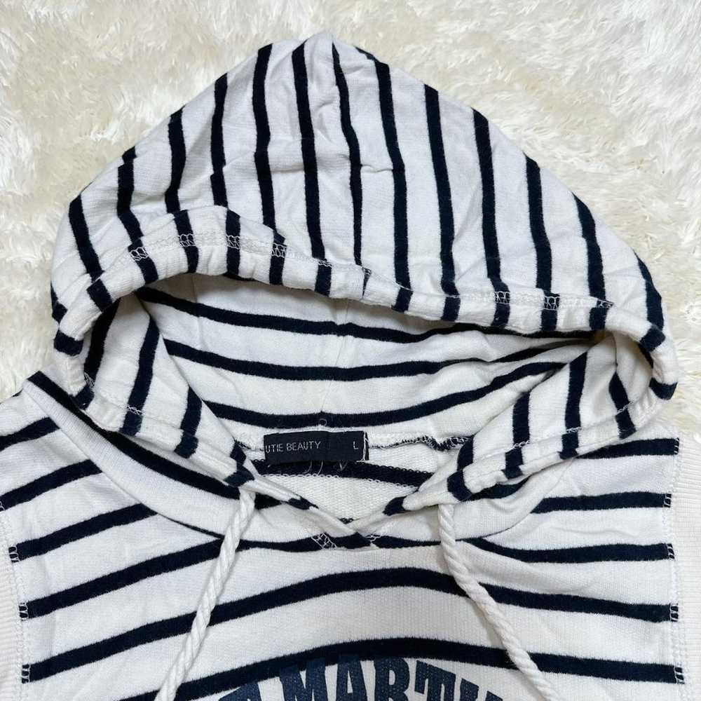 CUTIE BEAUTY Long One-Piece (L) Striped with Hood - image 2