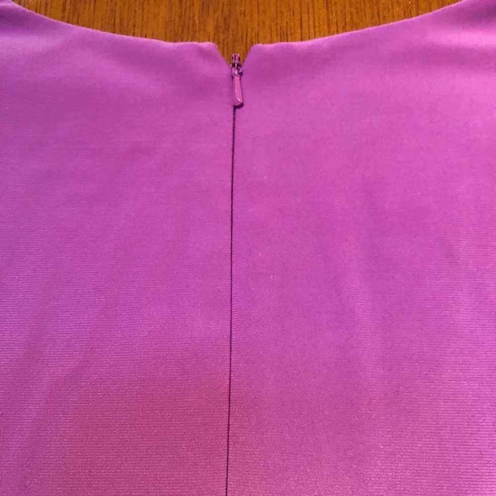 ADRIANNA PAPELL DRESS SIZE 14 PINK-PURPLE WITH A … - image 6