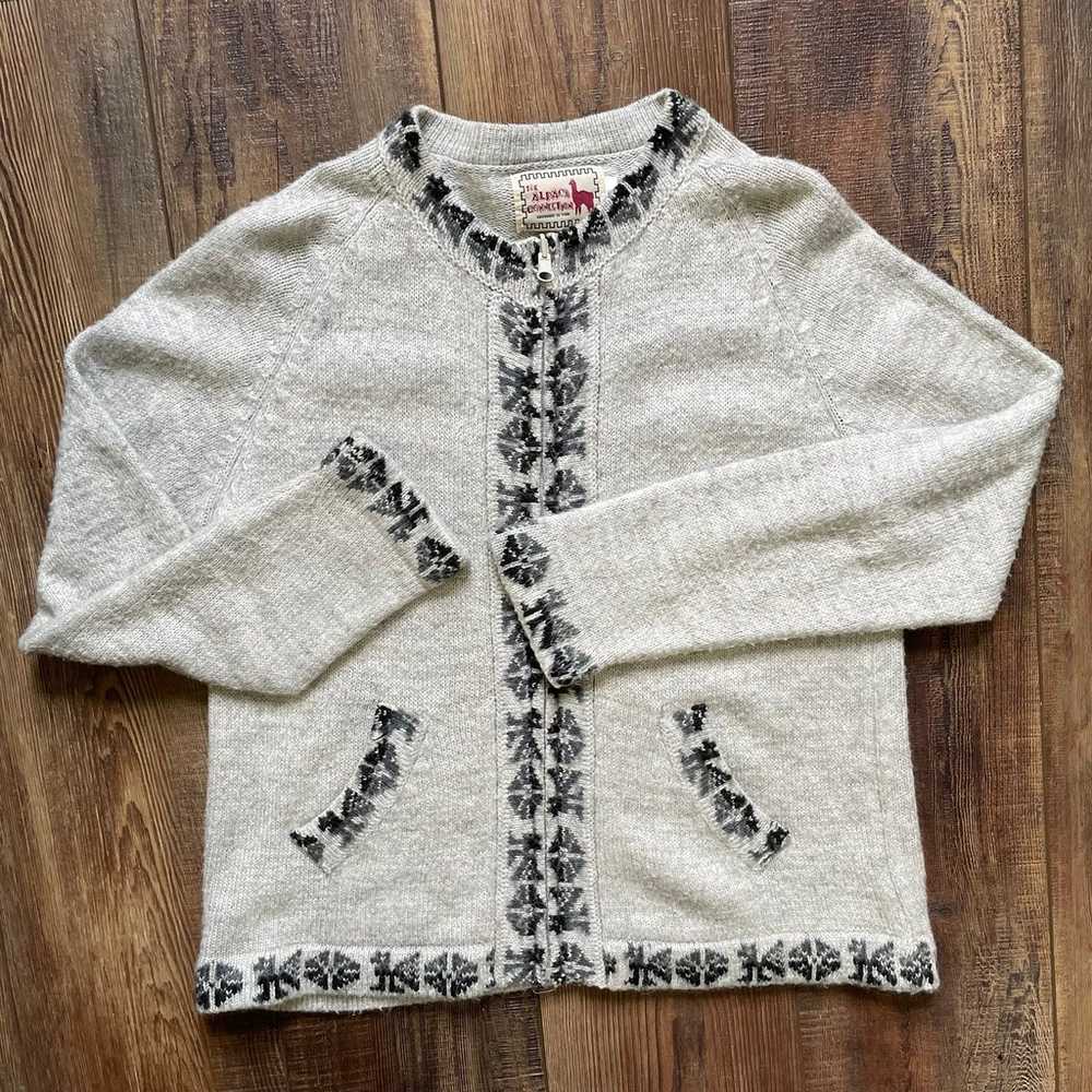 Alpaca wool sweater 100% - image 1