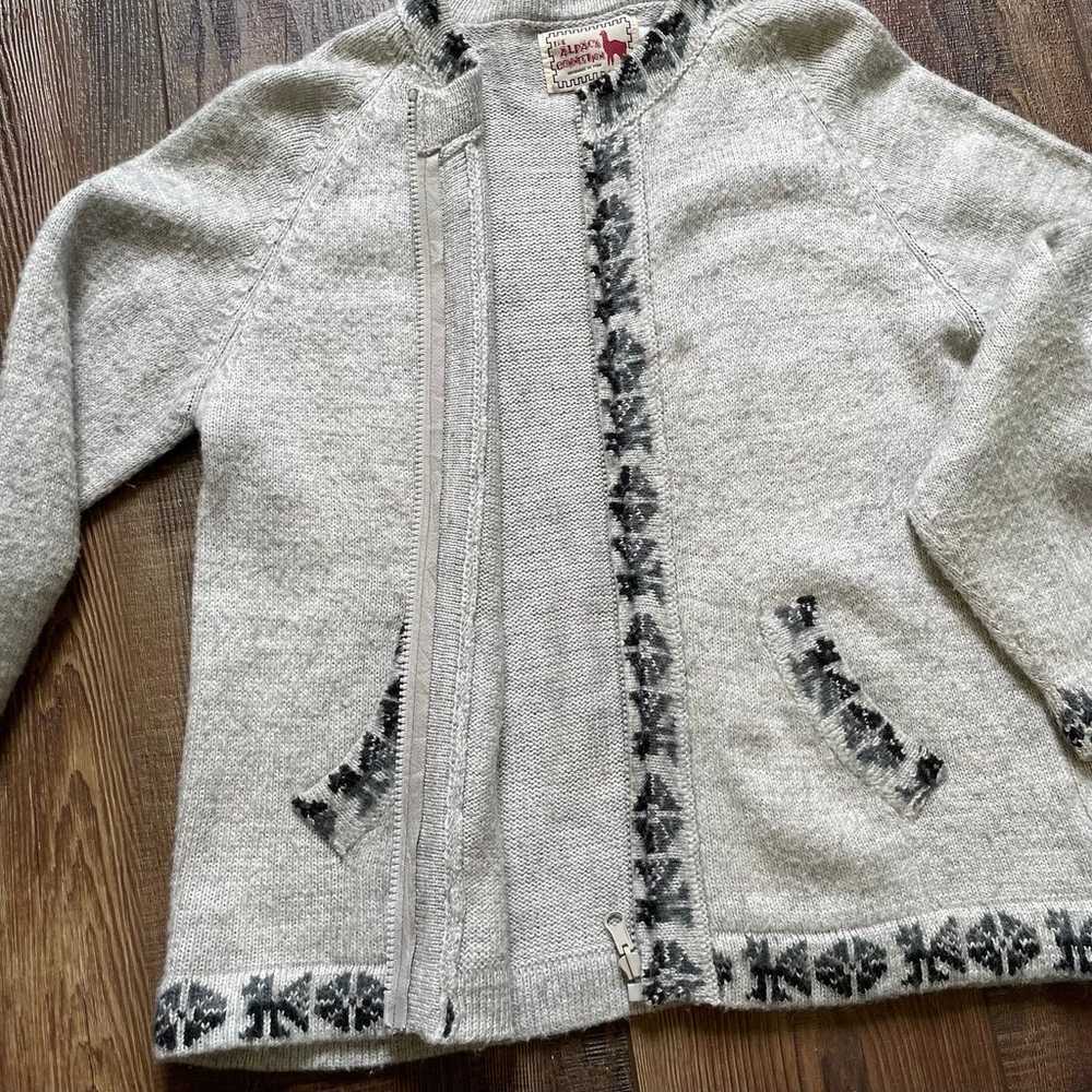 Alpaca wool sweater 100% - image 3