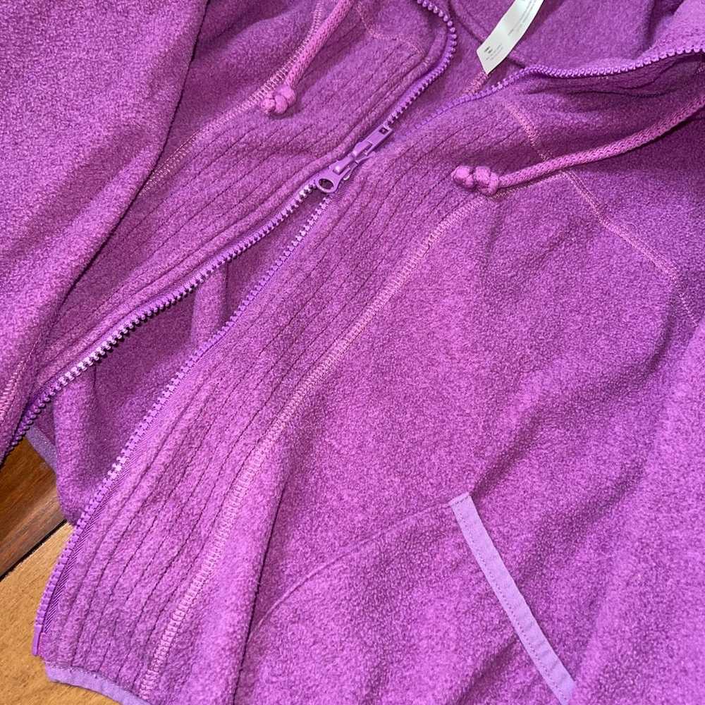 Free People Movement Cropped Purple Pullover - image 3