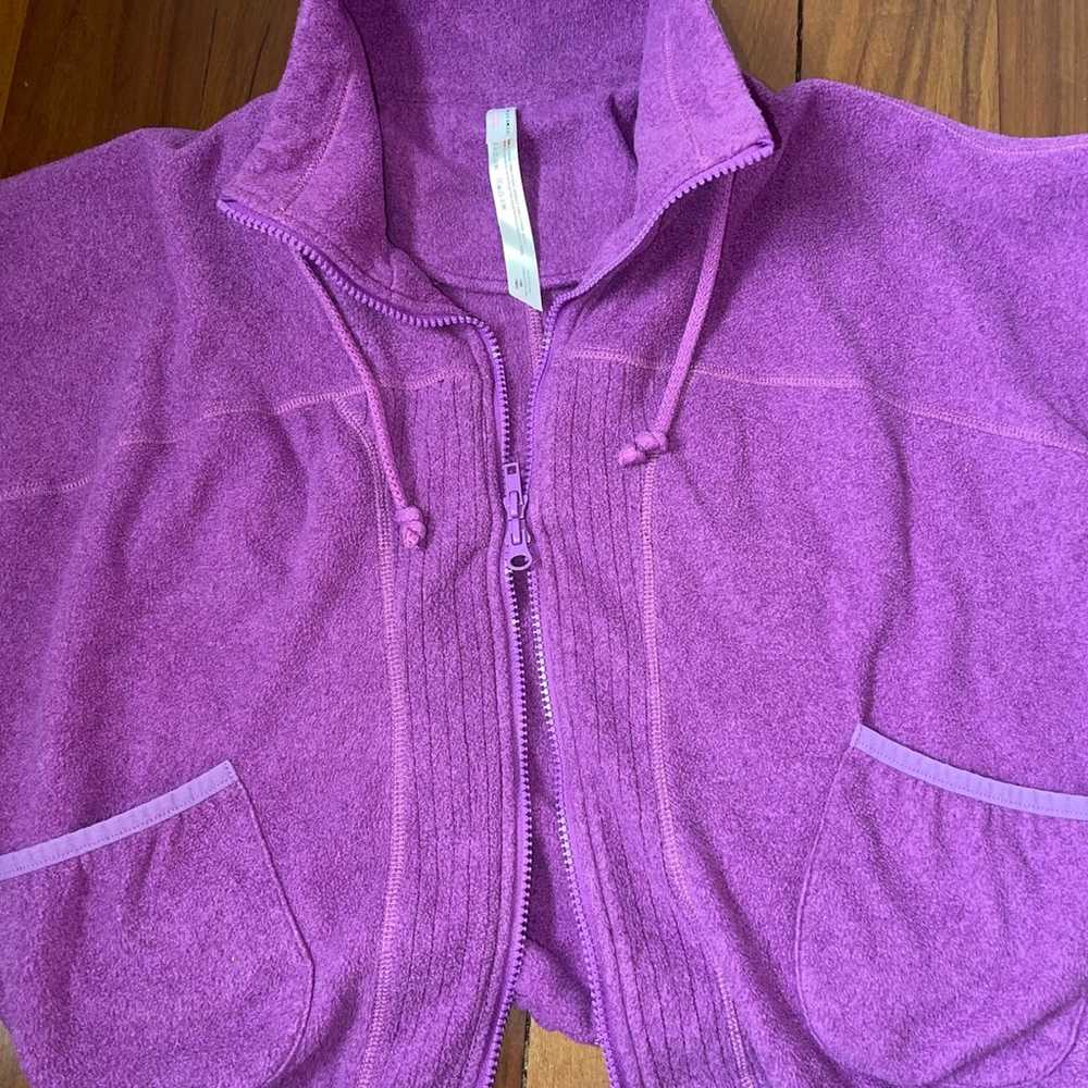 Free People Movement Cropped Purple Pullover - image 5