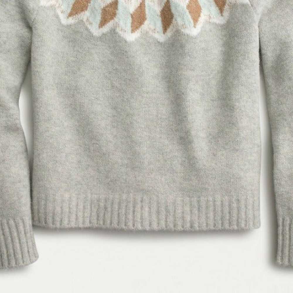 New J. crew Fair Isle Turtleneck Sweater - image 11