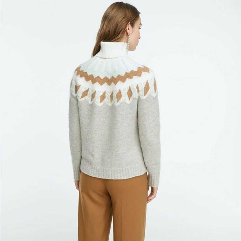 New J. crew Fair Isle Turtleneck Sweater - image 3