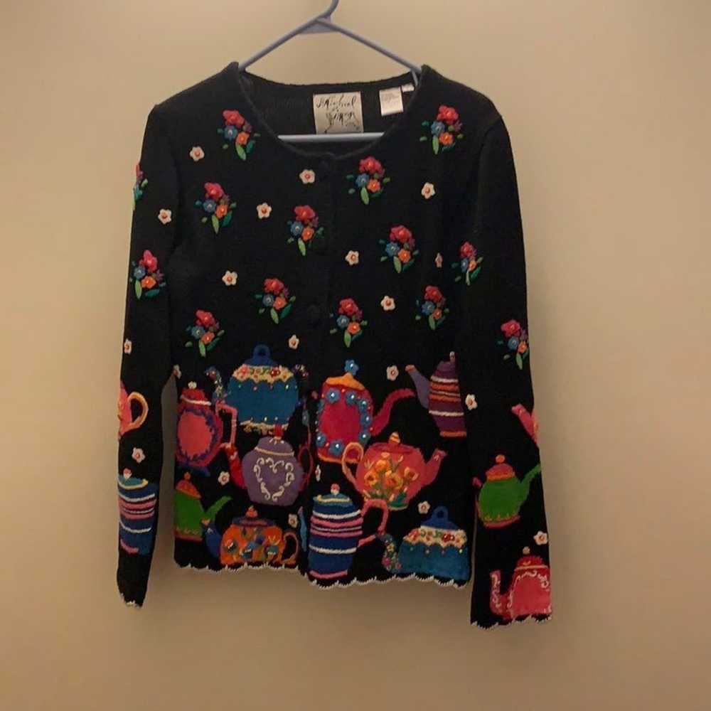 Michael Simon Vintage Women Cardigan - image 1