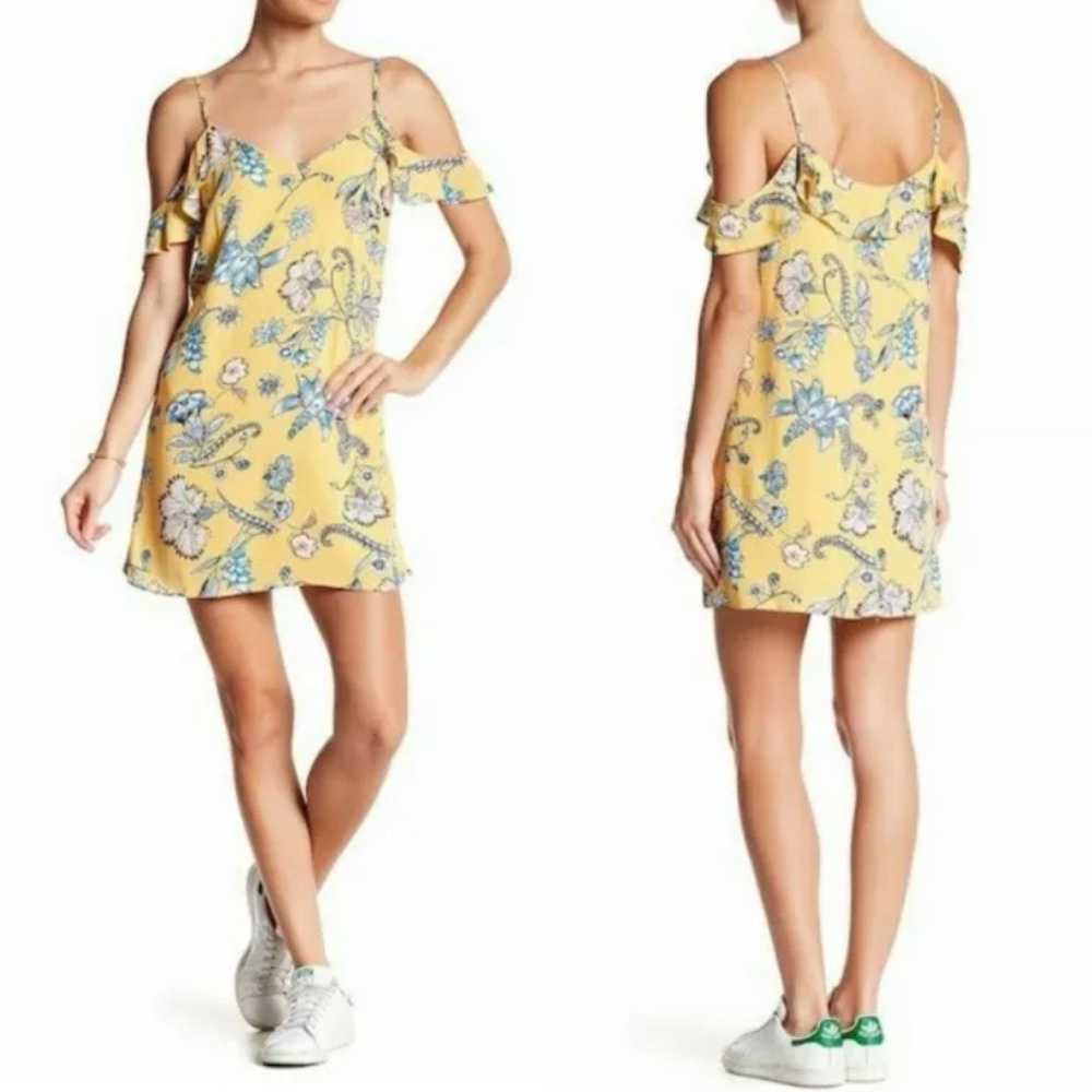 Other Love, Fire Dress XL Ruffle Yellow Floral Co… - image 11