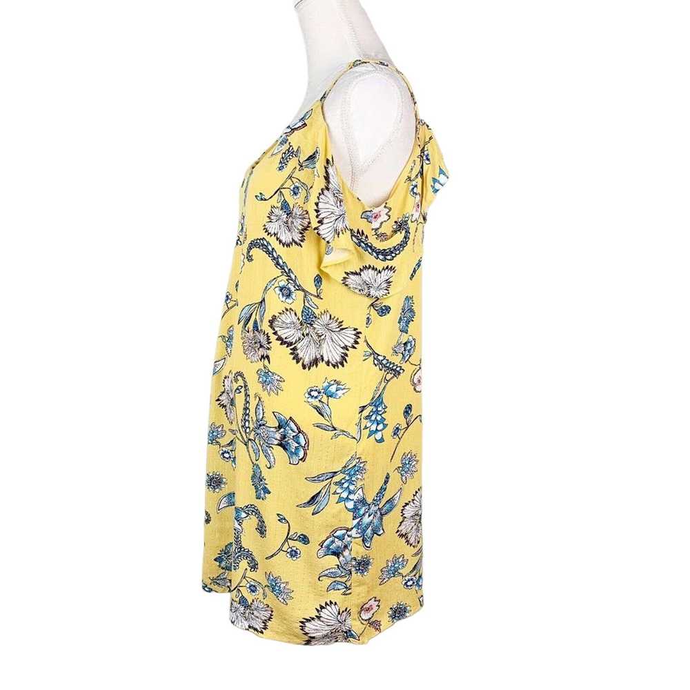 Other Love, Fire Dress XL Ruffle Yellow Floral Co… - image 6