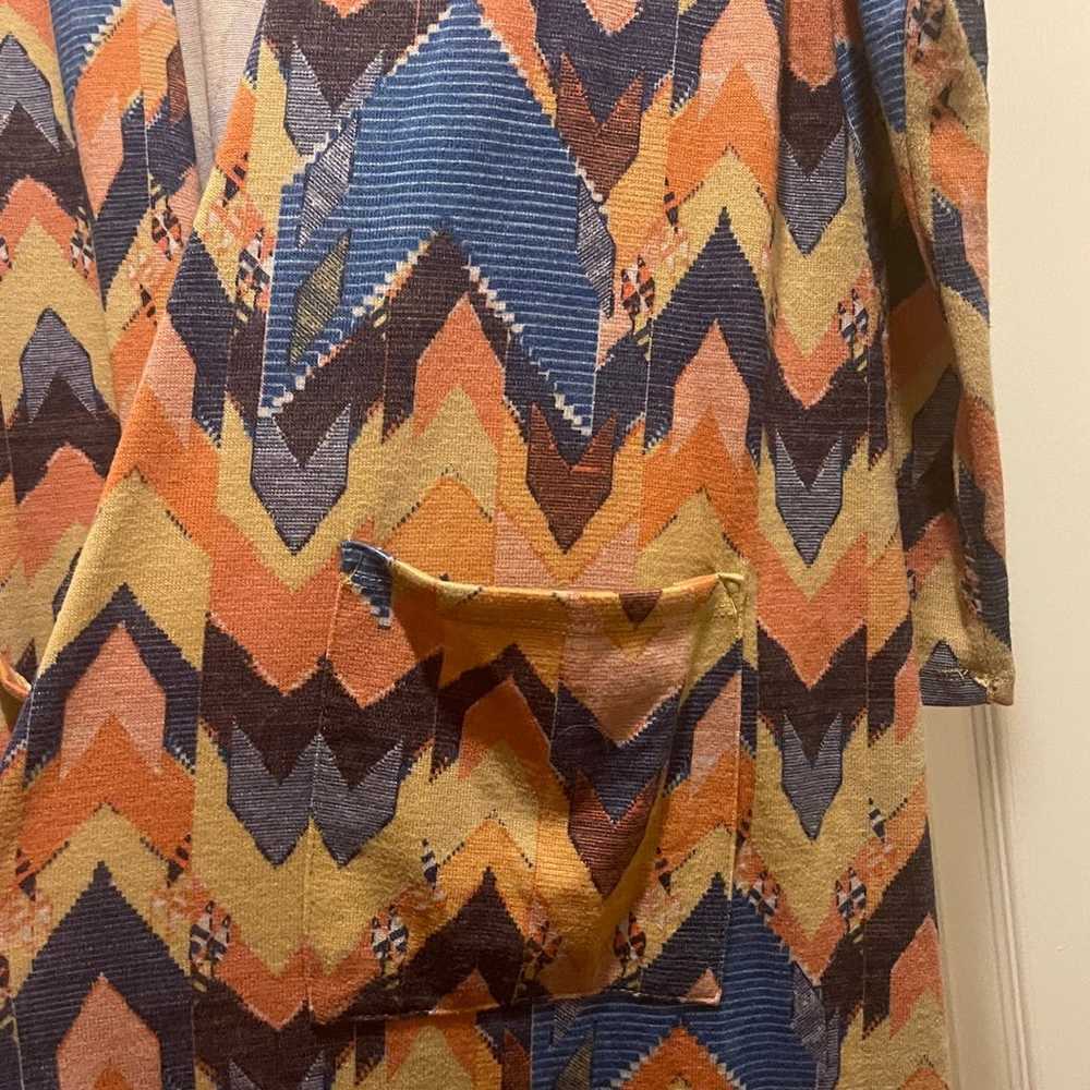 NWOT Vintage Lularoe Aztec Chevron Striped Sarah … - image 9