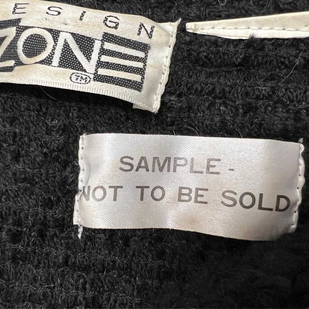 Vintage Black Sweater Design Zone Two sz M - image 5