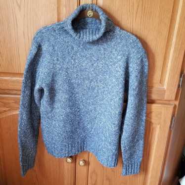 Womans L.L.Bean turtleneck sweater blue/gray size… - image 1