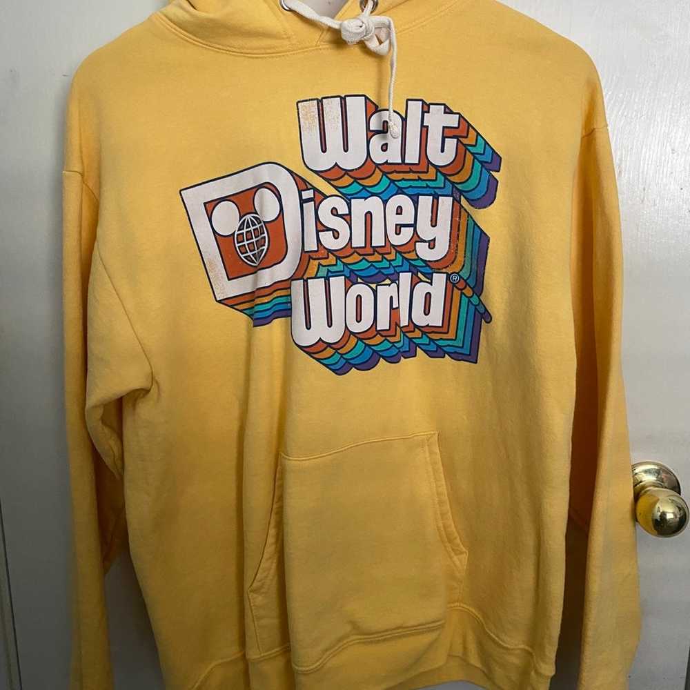 Walt Disney world yellow hoodie - image 1