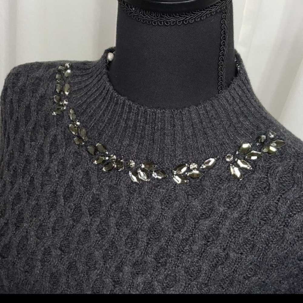 Simply Vera Vera Wang charcoal rhinestone cable k… - image 2