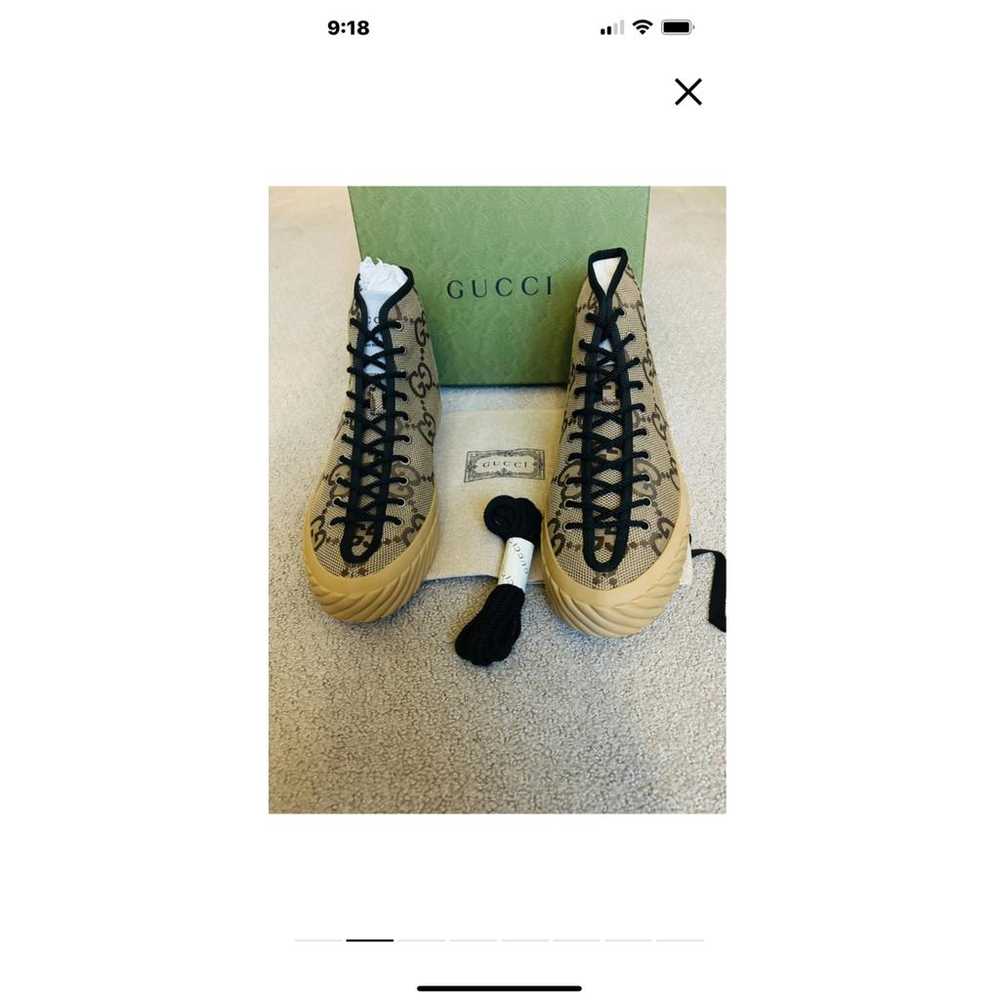 Gucci Cloth high trainers - image 2