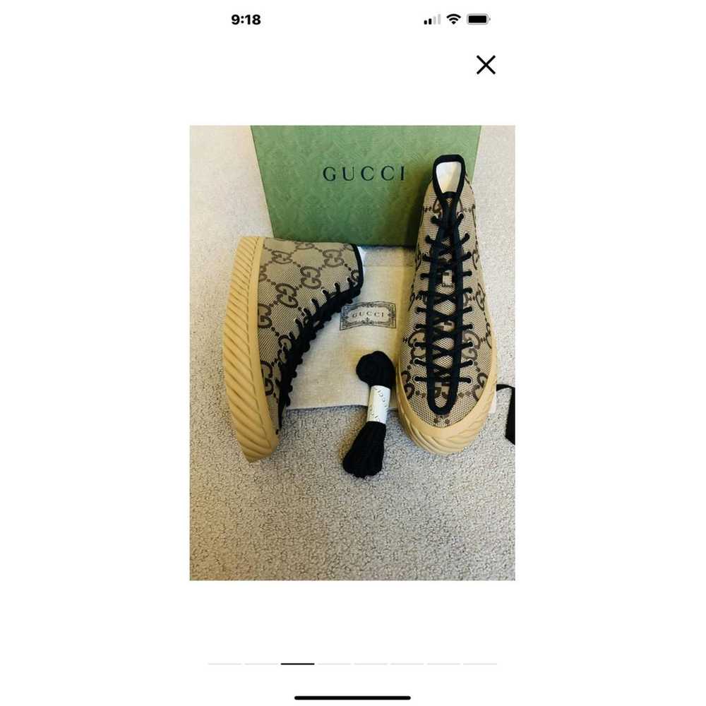 Gucci Cloth high trainers - image 3