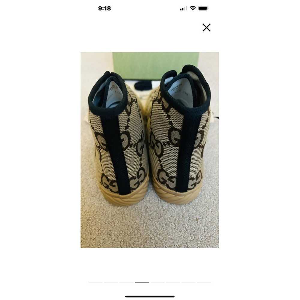 Gucci Cloth high trainers - image 4