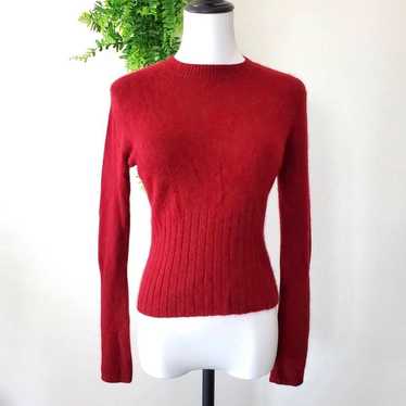 [Jill Stuart] Knit (M) Thin Knit Red Bordeaux Snu… - image 1