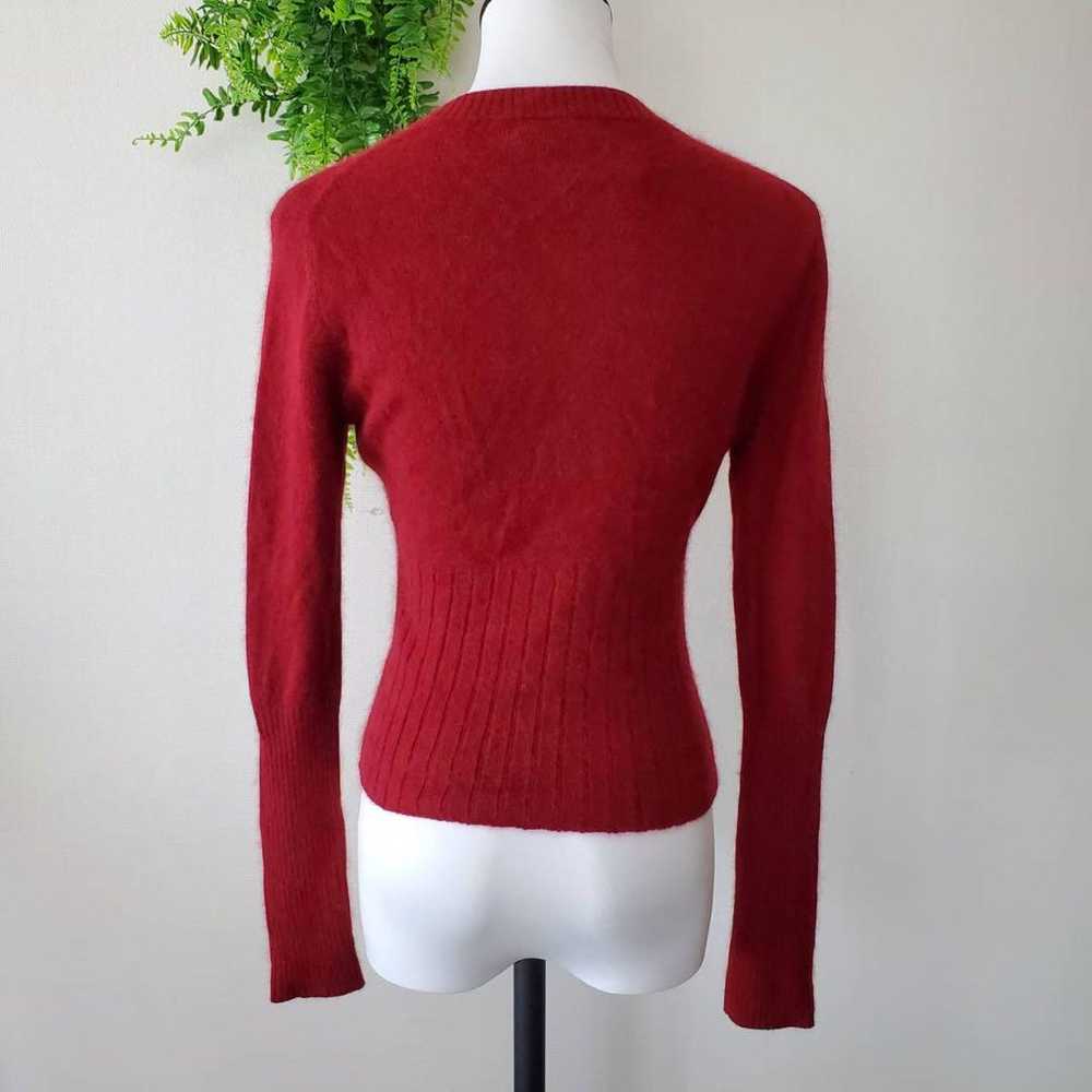 [Jill Stuart] Knit (M) Thin Knit Red Bordeaux Snu… - image 2