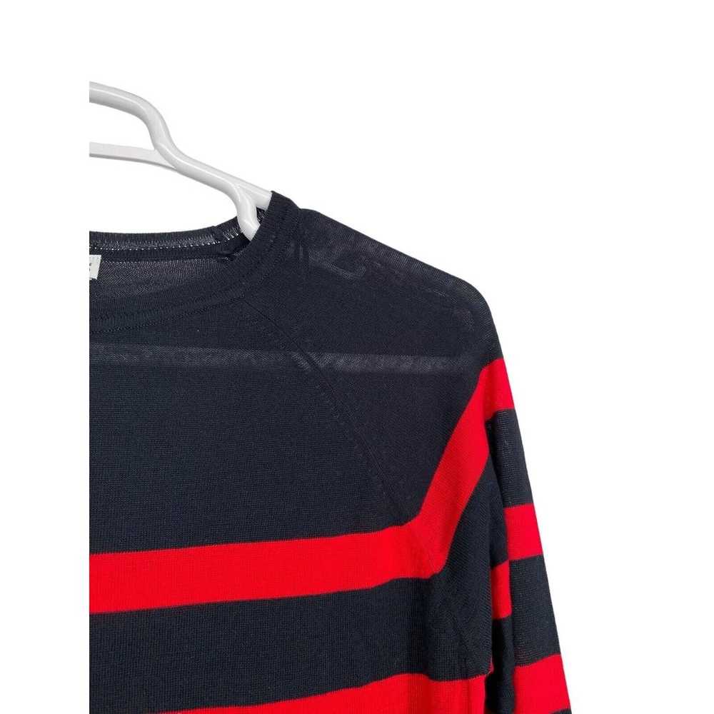 NWOT ZARA Striped Sweater Red And Black Stripes S… - image 2