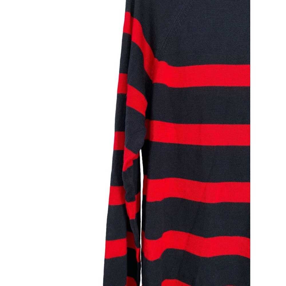 NWOT ZARA Striped Sweater Red And Black Stripes S… - image 5