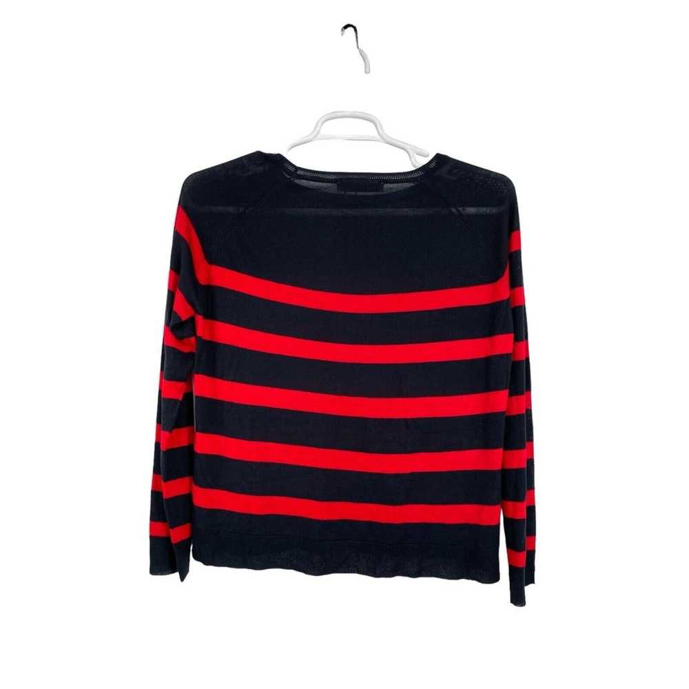 NWOT ZARA Striped Sweater Red And Black Stripes S… - image 7