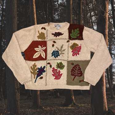 Vintage 90s Autumn Sweater - image 1