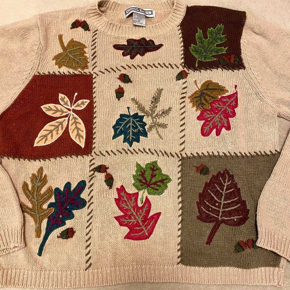 Vintage 90s Autumn Sweater - image 2