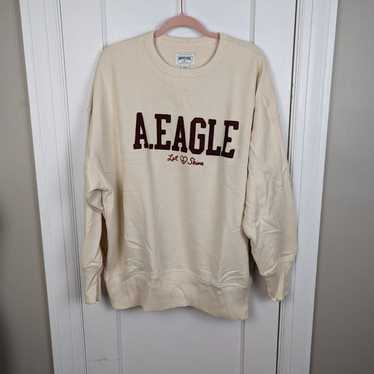 American Eagle | Oversized Vintage Crew Neck Swea… - image 1