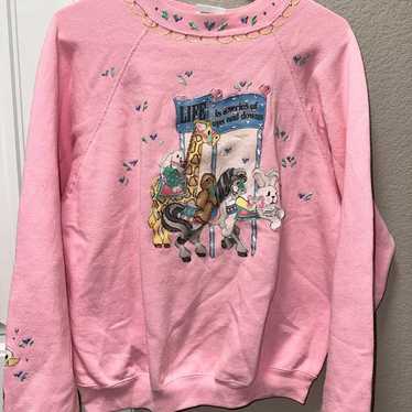 Vintage Pink Tultex Sweatshirt