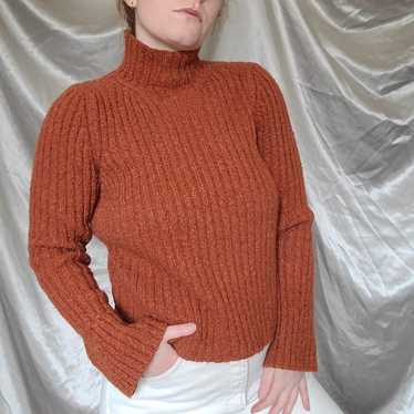 Vintage 90s Mock Neck Sweater - image 1