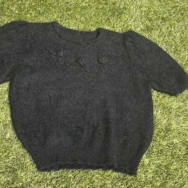 Angora Sweater Black - image 1