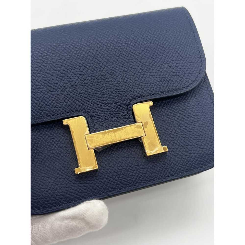 Hermès Constance Slim leather wallet - image 2