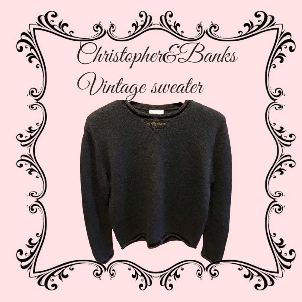 Christopher & Banks Vintage silk sweater - image 1