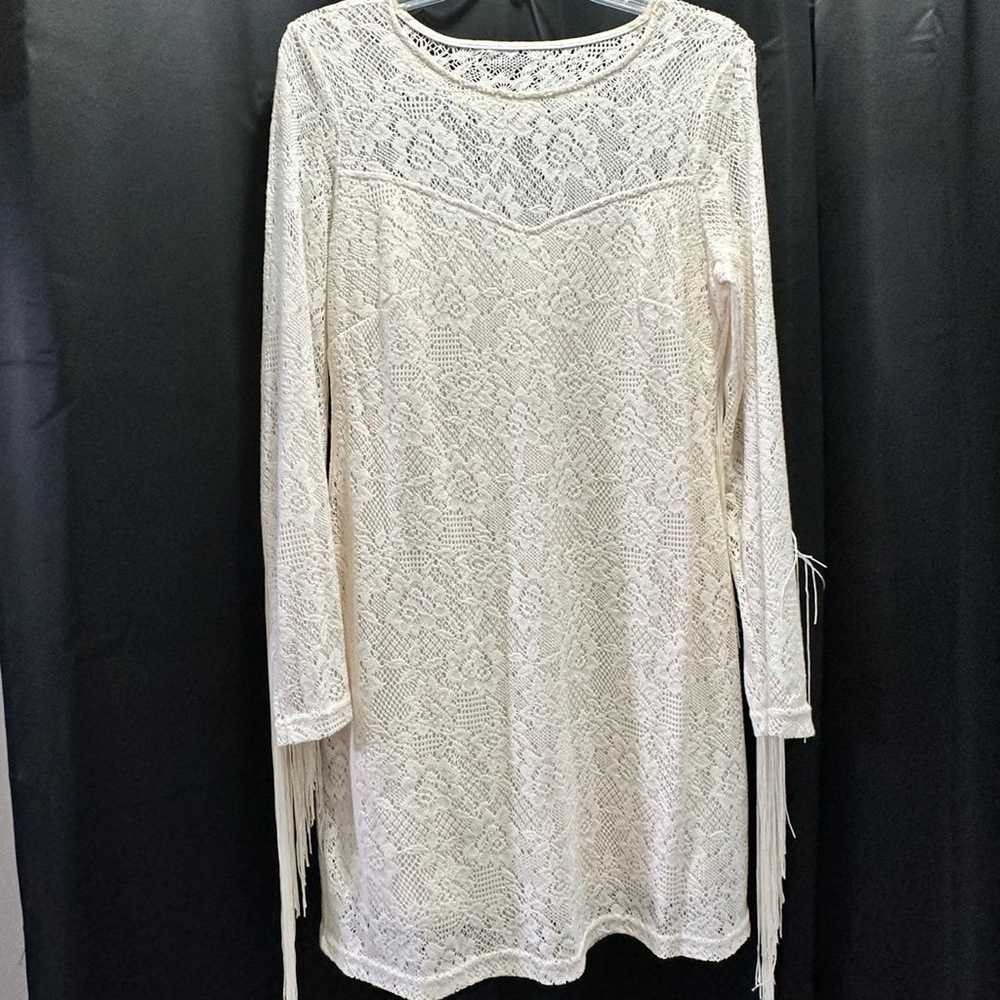 Long Sleeve Lace Dress - image 2