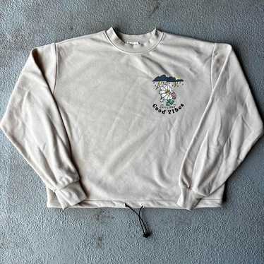 Urban Nation “Chill Out Good Vibes” Cropped Sweat… - image 1