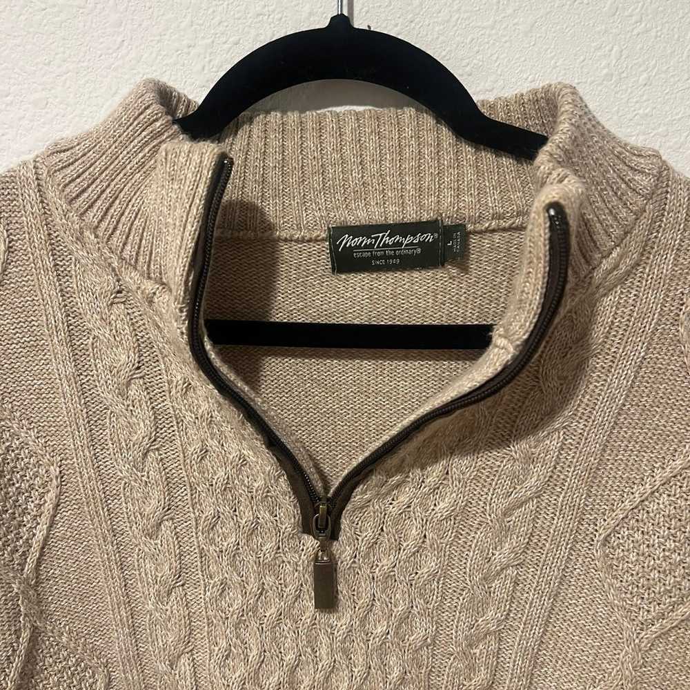 Vintage Norm Thompson 100% cotton sweater - image 7