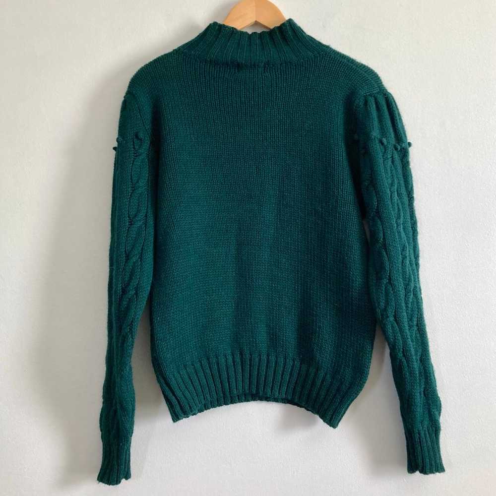 Vintage Wool Pom Pom Sweater - image 4