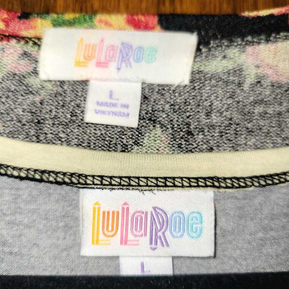 Lularoe Set!!  Sarah + Carly!!  Floral, Stripes L… - image 3