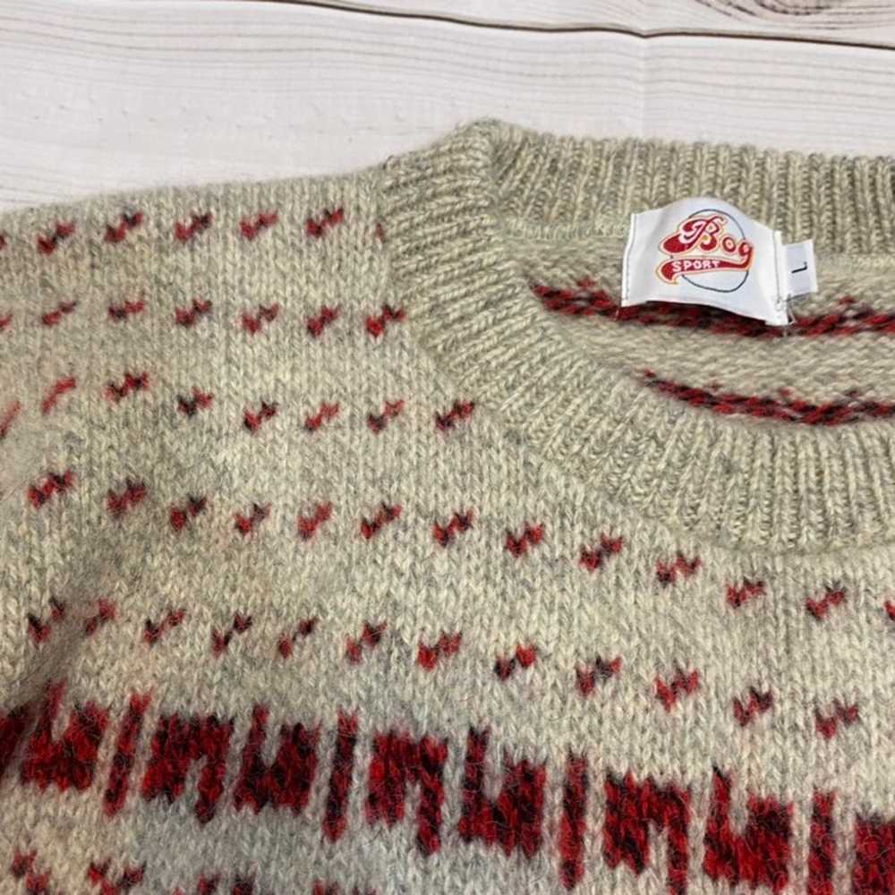 Vintage Fair Isle Wool Sweater - image 3