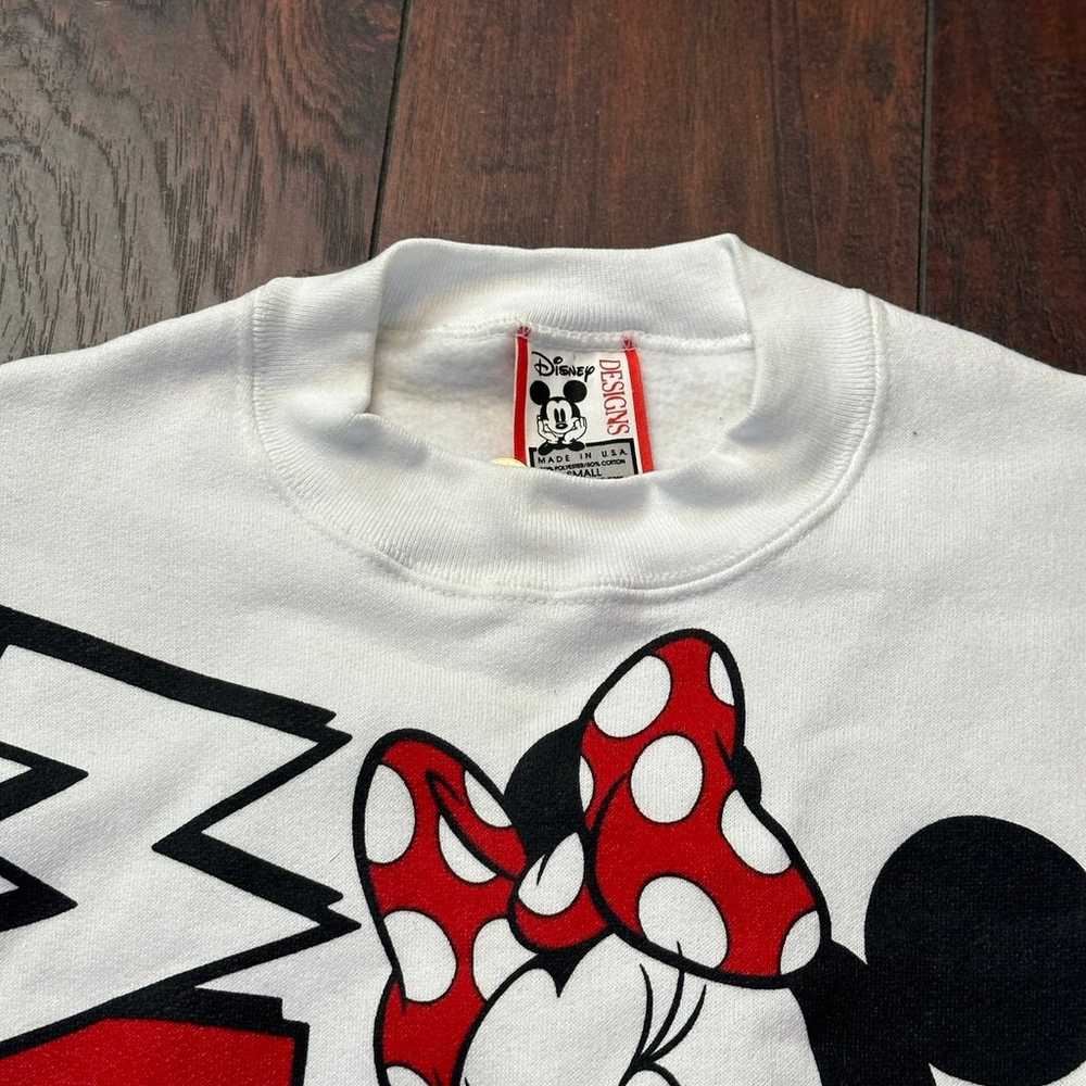 70s 80s Minnie Mouse Disney crewneck - image 12