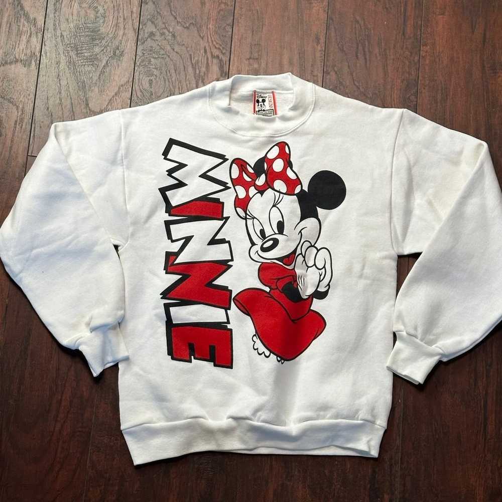 70s 80s Minnie Mouse Disney crewneck - image 6