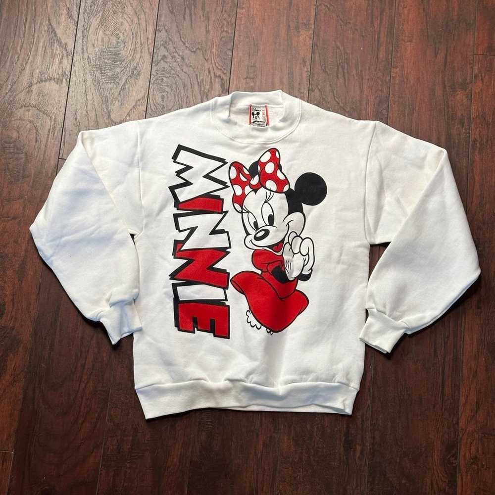 70s 80s Minnie Mouse Disney crewneck - image 8