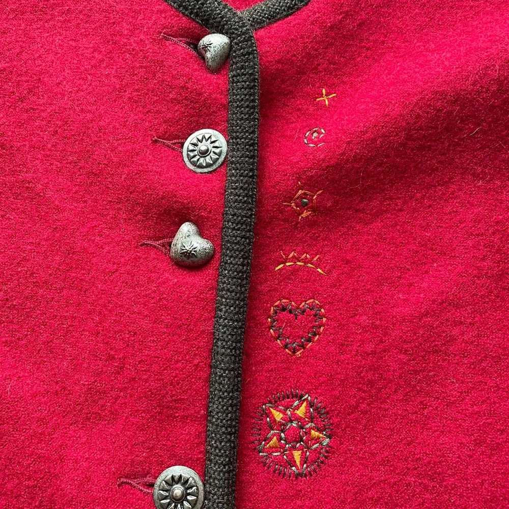 GEIGER of Austria Wool Sweater Jacket Cardigan Ru… - image 6