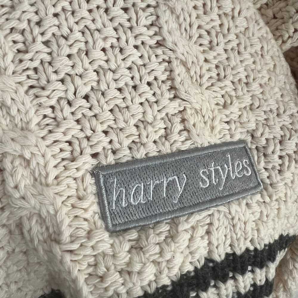 Harry Styles cardigan with bunnies and HS logo - image 3