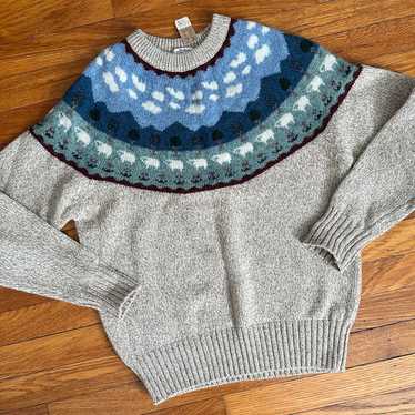 Vintage Woolrich Sheep Fair Isle Sweater - image 1