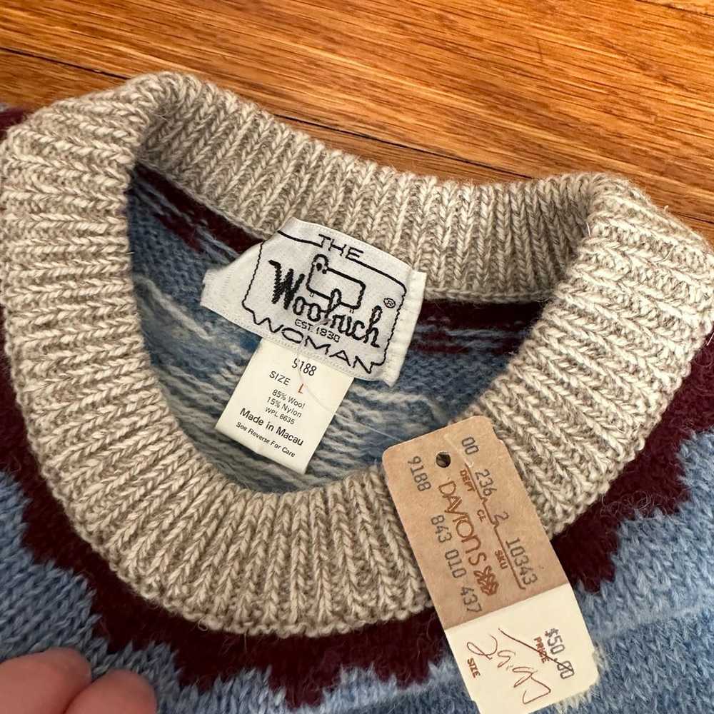 Vintage Woolrich Sheep Fair Isle Sweater - image 2