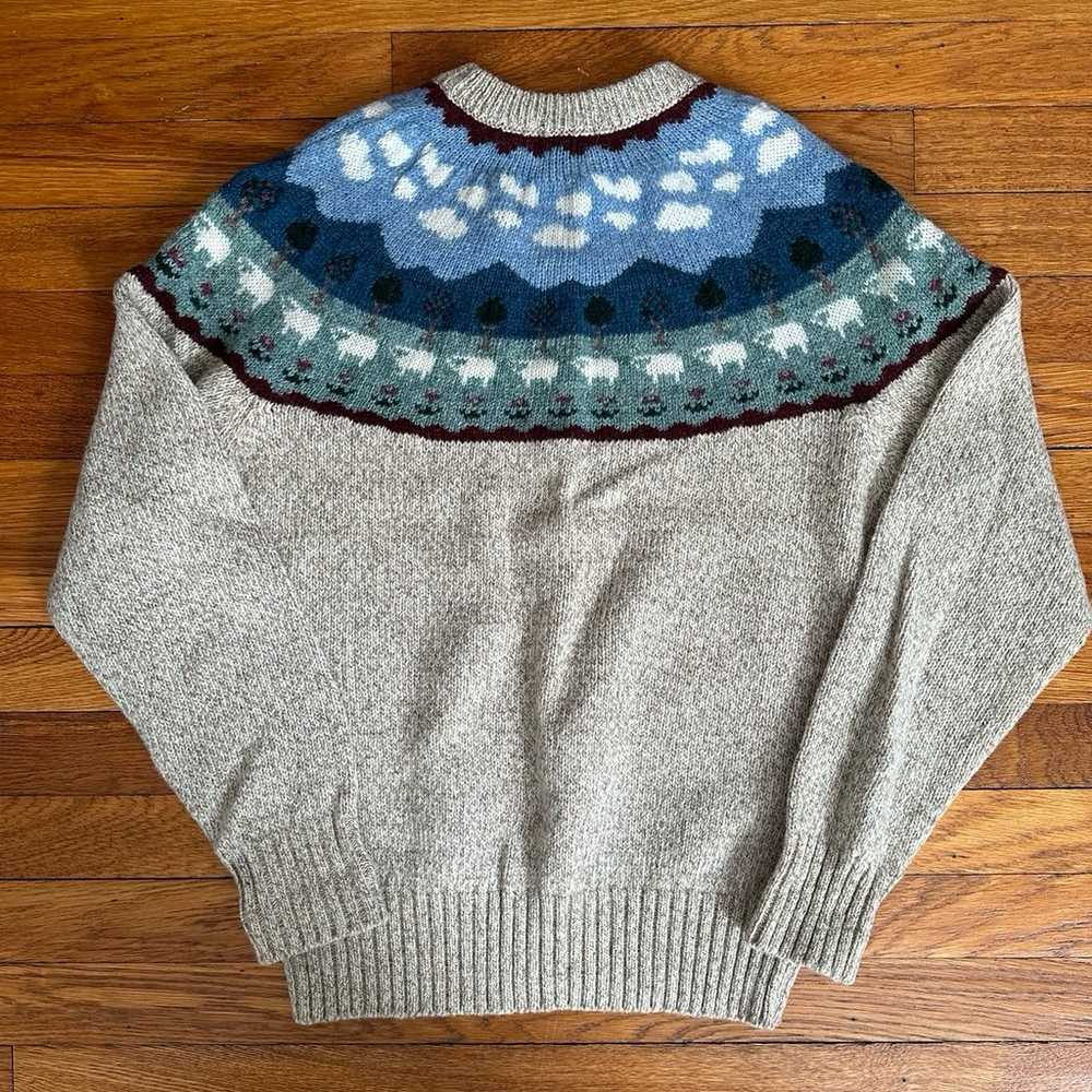 Vintage Woolrich Sheep Fair Isle Sweater - image 3